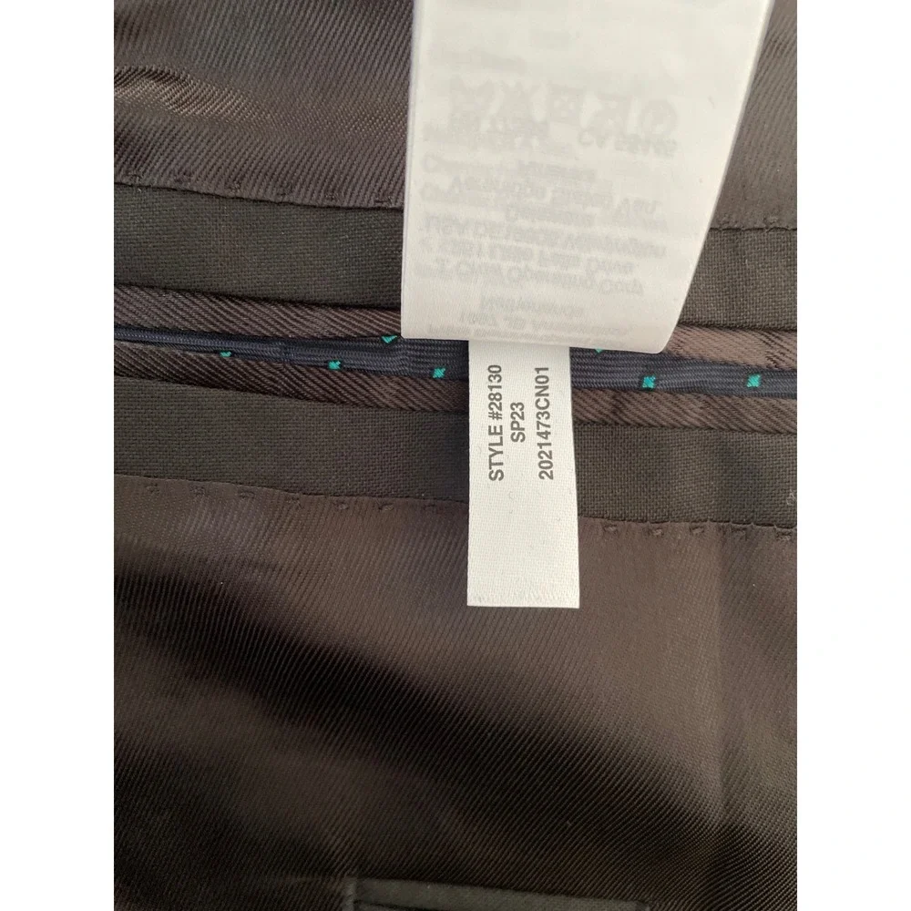 J. Crew Men's Ludlow Slim-fit suit jacket in Italian wool in Black 39R NWT $550